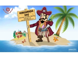 Kaşta Otel Korsan Ada Hotel